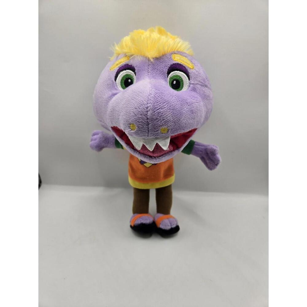 Chuck E Cheese Mr. Munch 10" Purple Plush Pizza Character Stuffed Toy